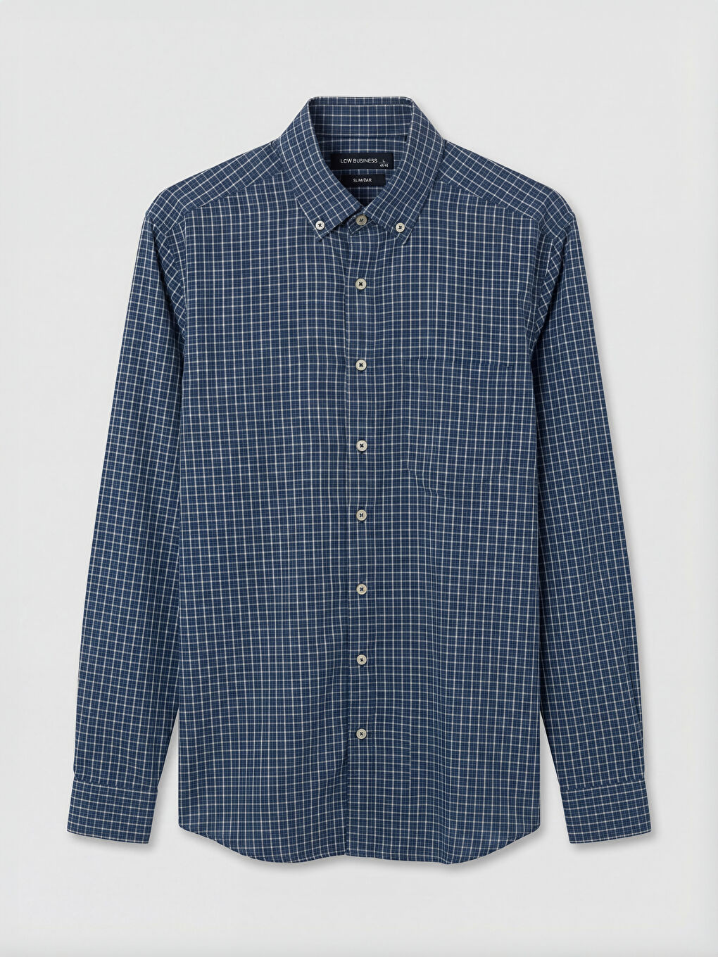 قميص رجالي من الجبردين الكاروهات-5