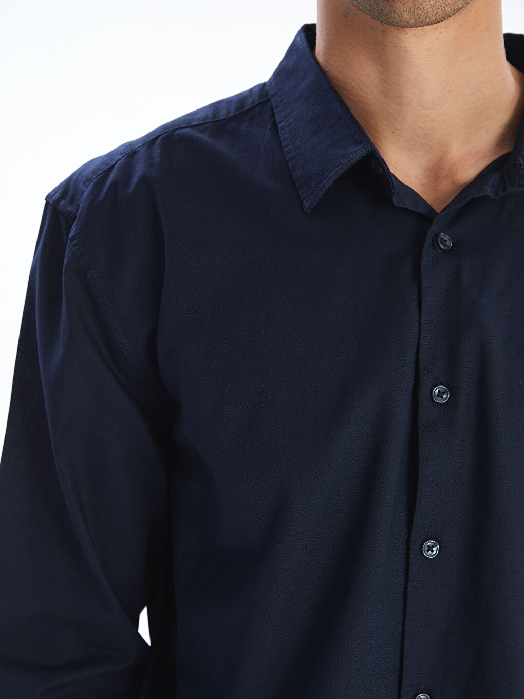 LCW Vision Relaxed Fit Long Sleeve Men's Shirt -W55129Z8-RFH