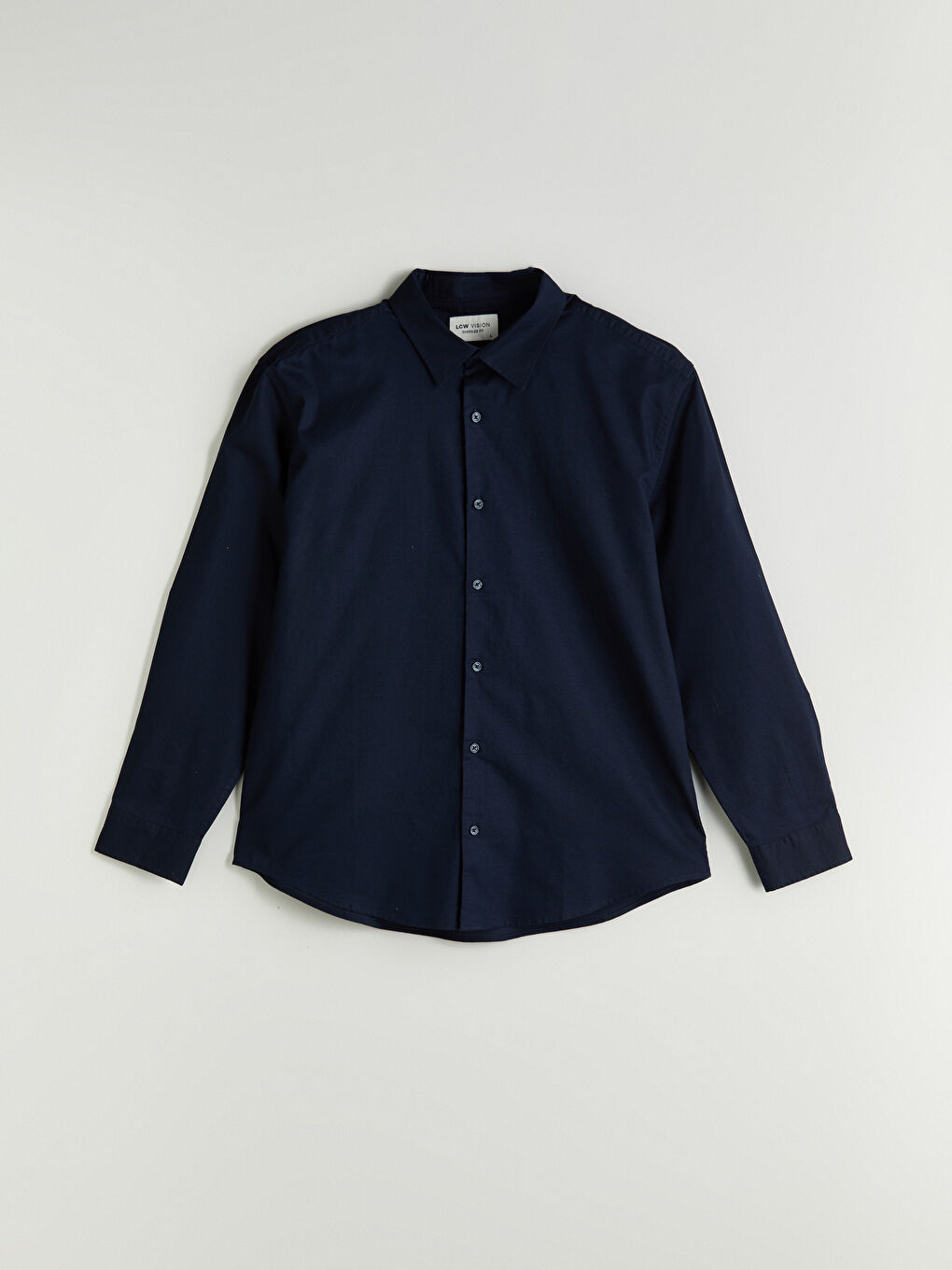 LCW Vision Relaxed Fit Long Sleeve Men's Shirt -W55129Z8-RFH