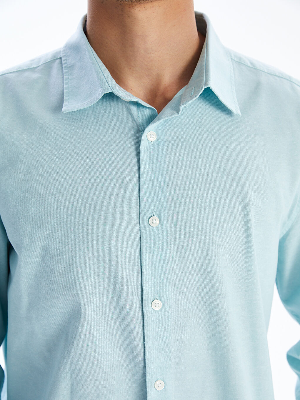 LCW Vision Relaxed Fit Long Sleeve Men's Shirt -W55129Z8-YZW