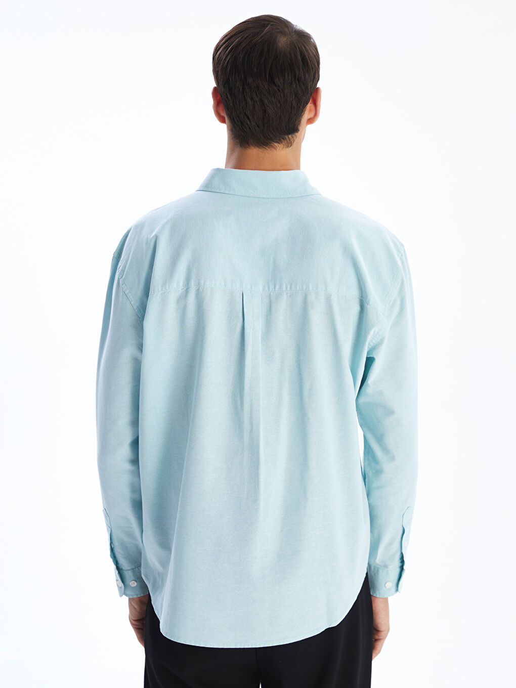 LCW Vision Relaxed Fit Long Sleeve Men's Shirt -W55129Z8-YZW