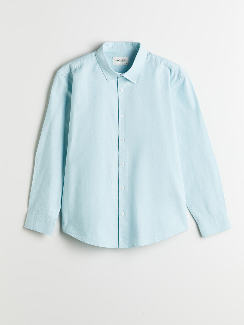 LCW Vision Relaxed Fit Long Sleeve Men's Shirt -W55129Z8-YZW