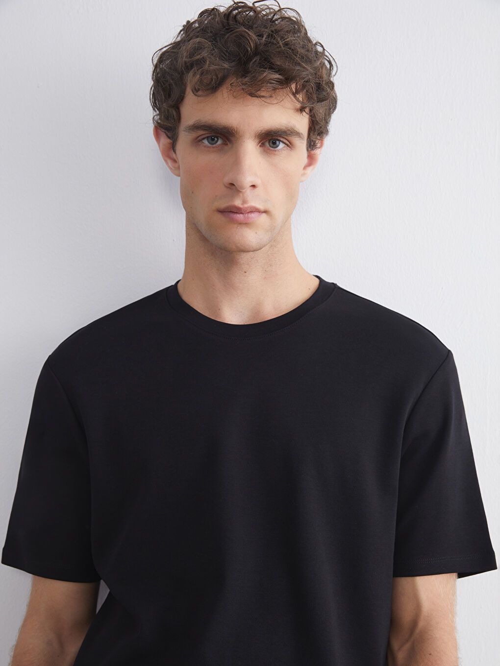 Crew Neck Printed Jersey Men's T-Shirt-3
