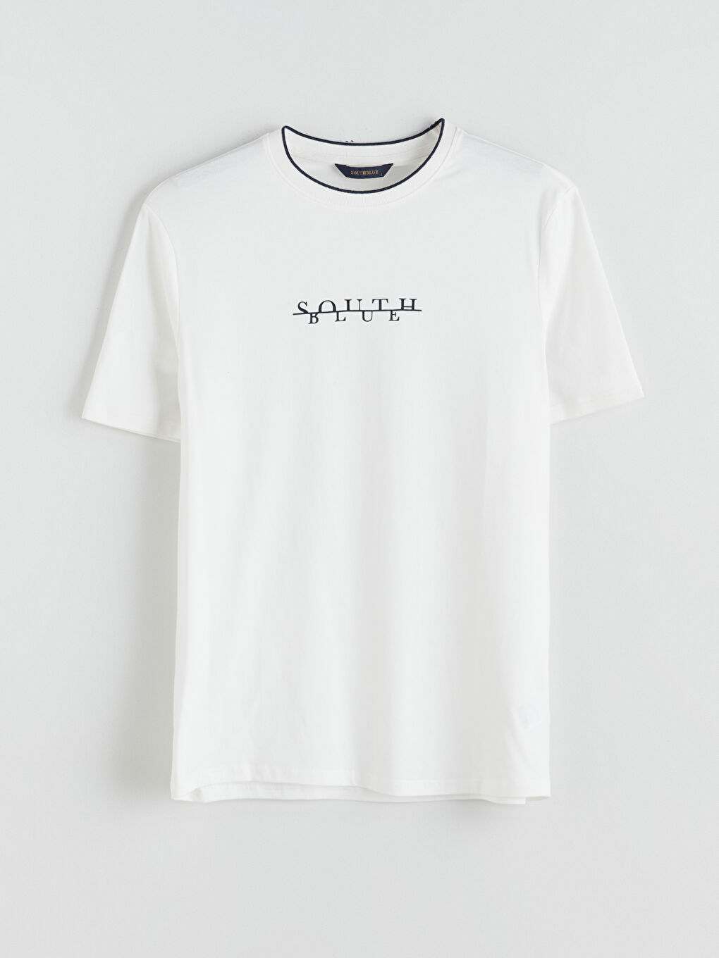 Crew Neck Printed Jersey Men's T-Shirt-4