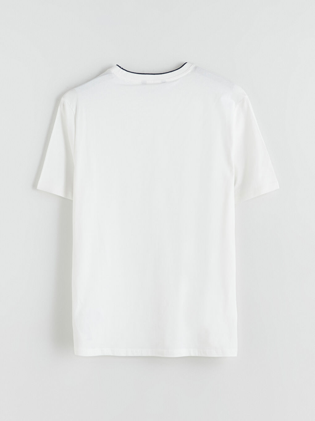 Crew Neck Printed Jersey Men's T-Shirt-5