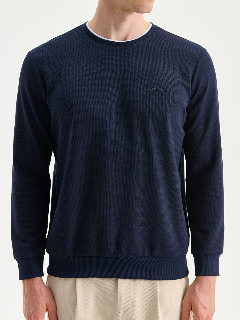 Crew Neck Printed Men's Sweatshirt-2