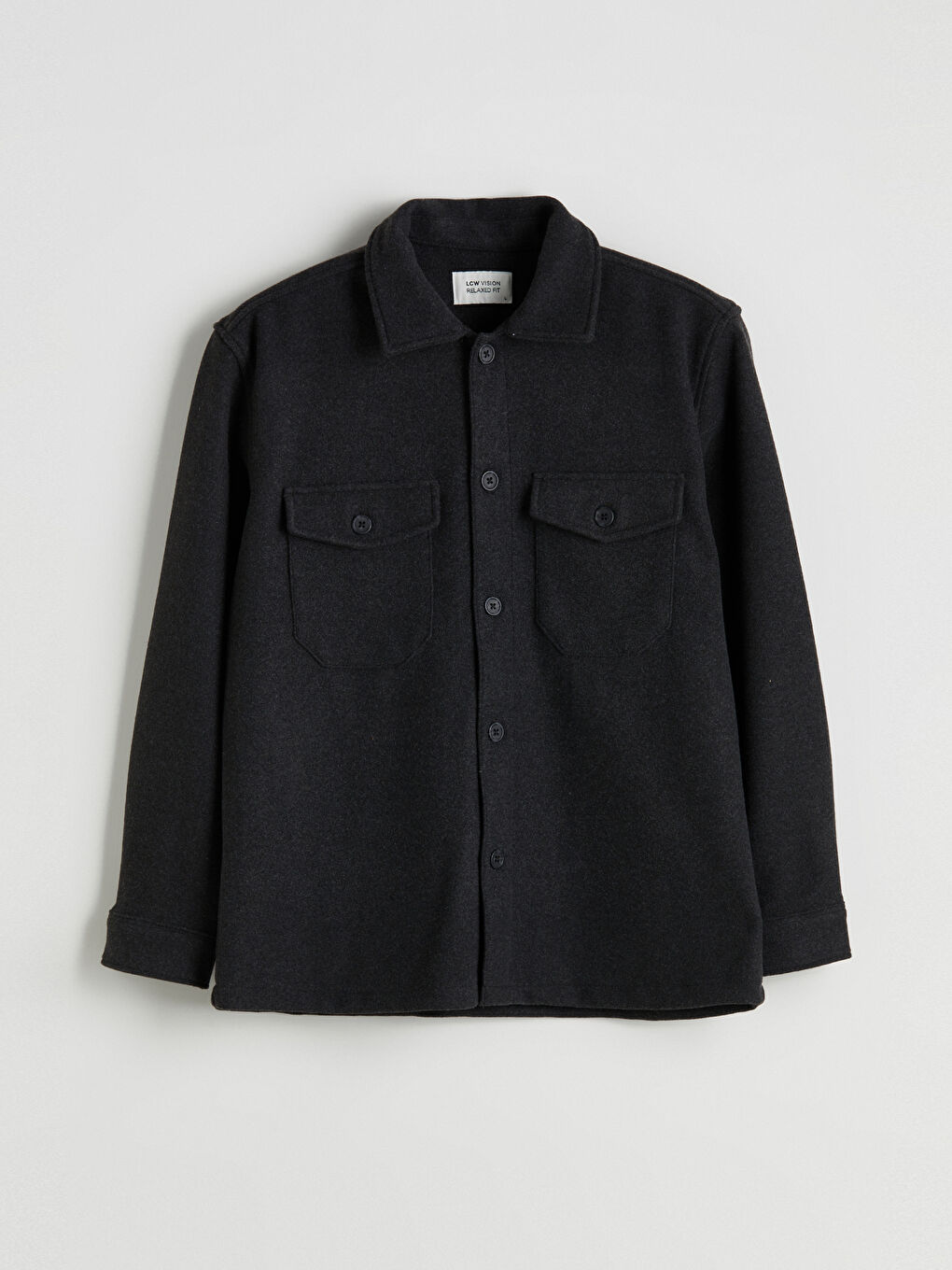 Regular Fit Long Sleeve Cachet Men's Shirt Jacket-4