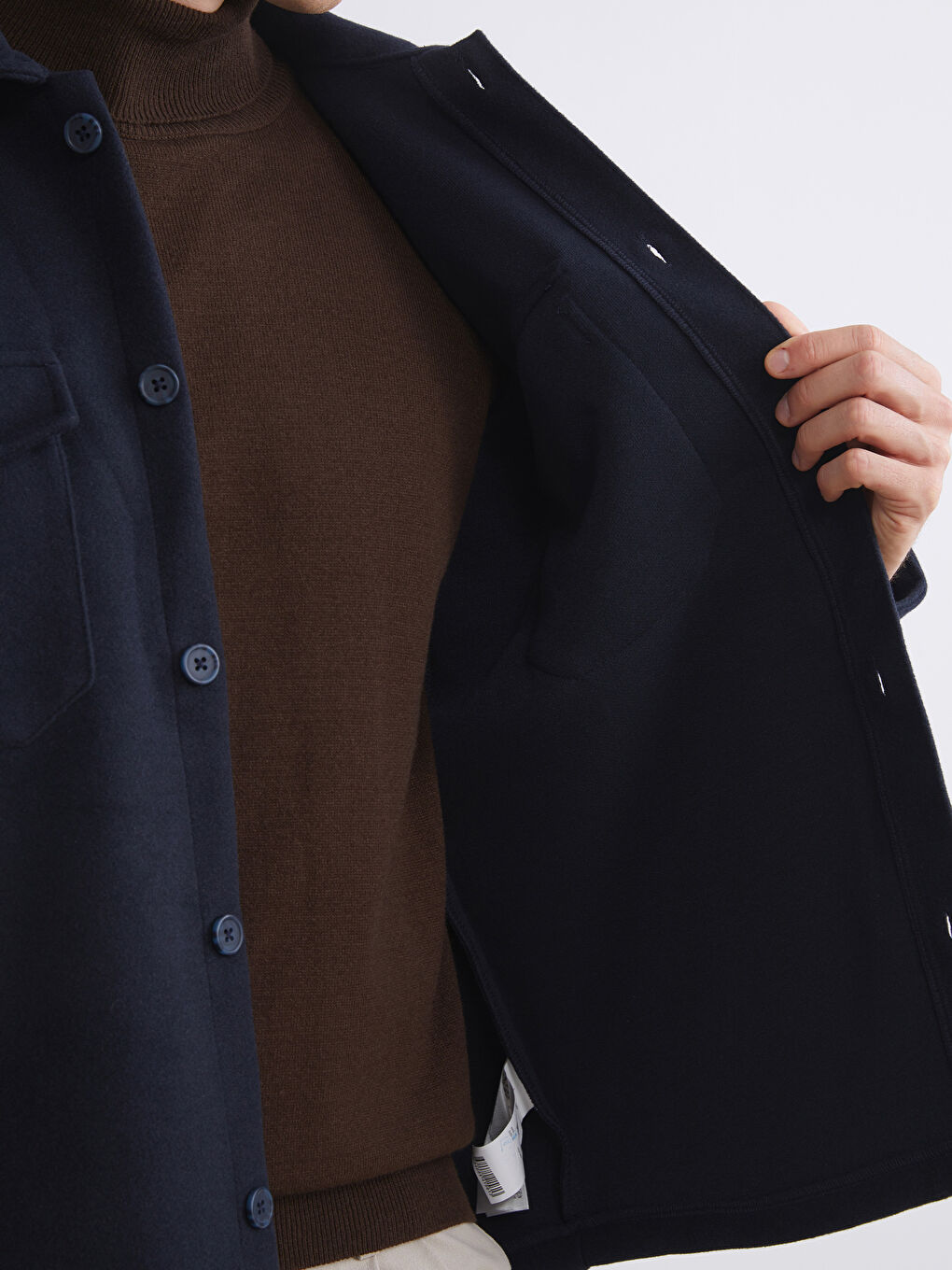 Regular Fit Long Sleeve Cachet Men's Shirt Jacket-2