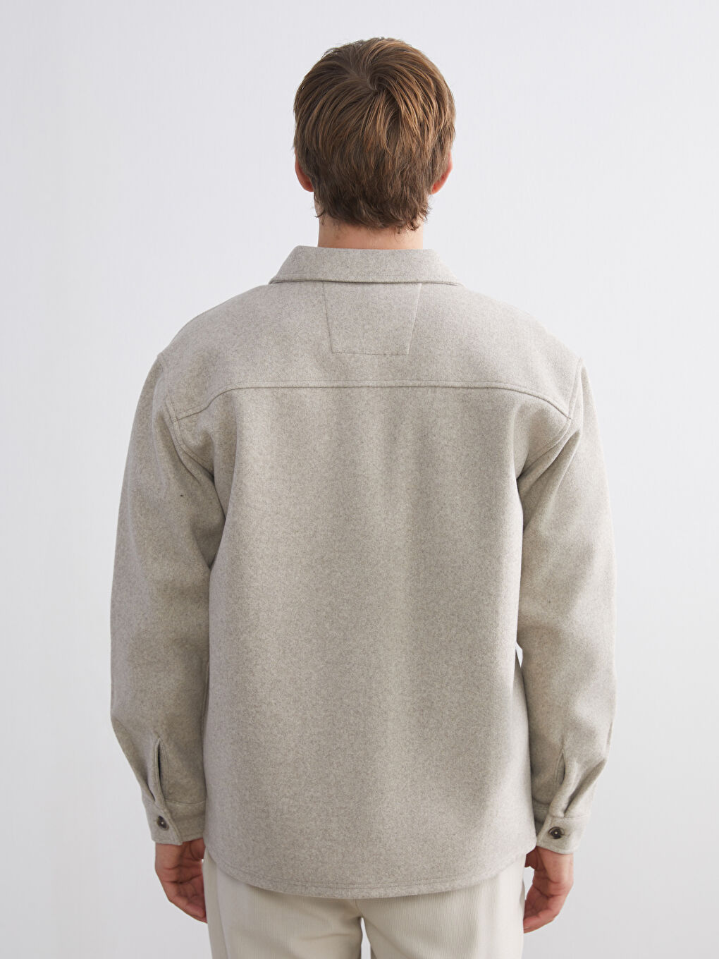 Regular Fit Long Sleeve Cachet Men's Shirt Jacket-3