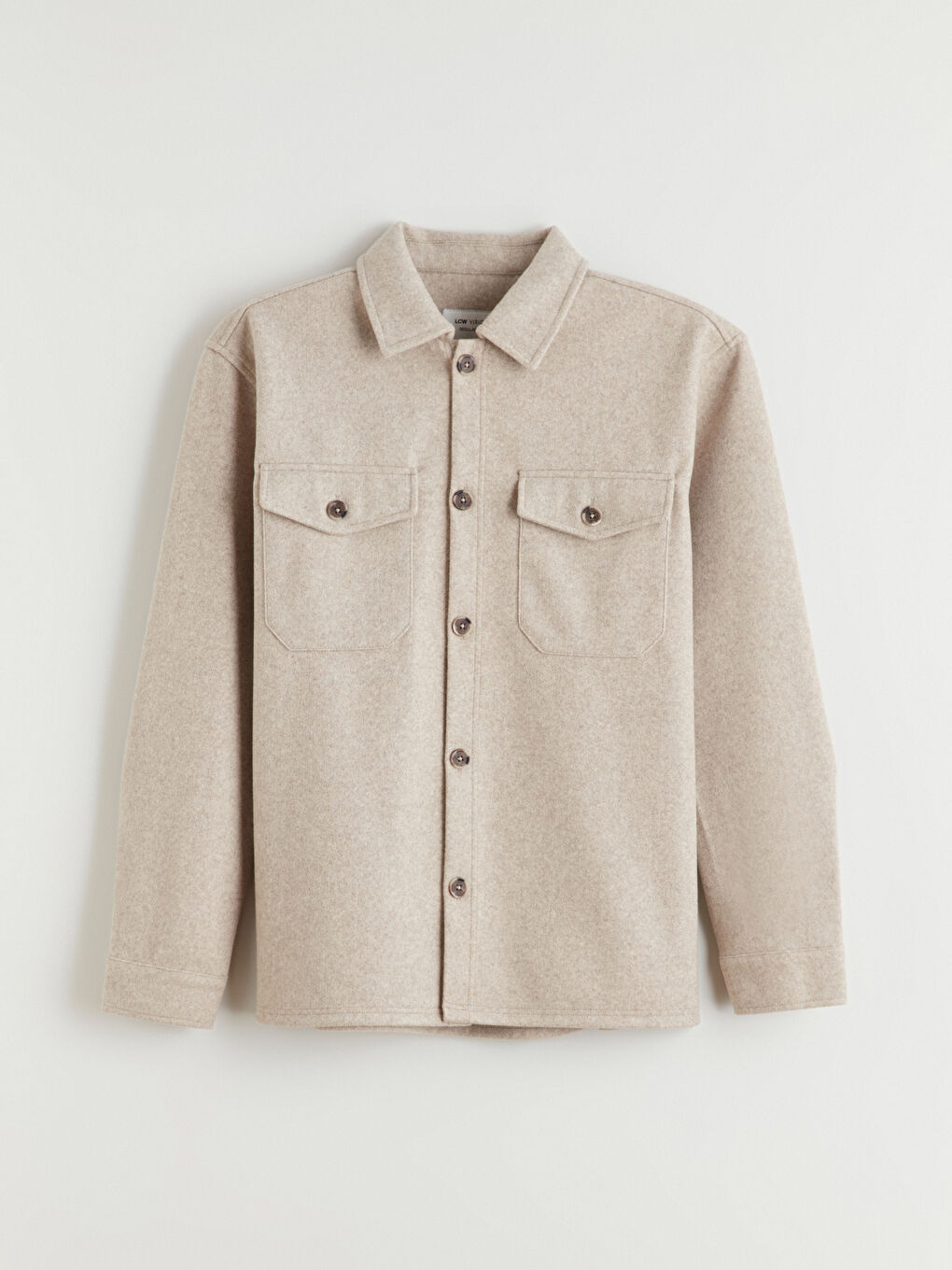 Regular Fit Long Sleeve Cachet Men's Shirt Jacket-4
