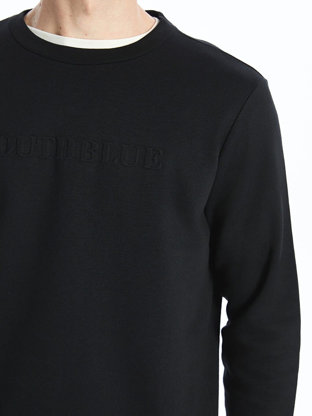 Crew Neck Printed Men's Sweatshirt-2