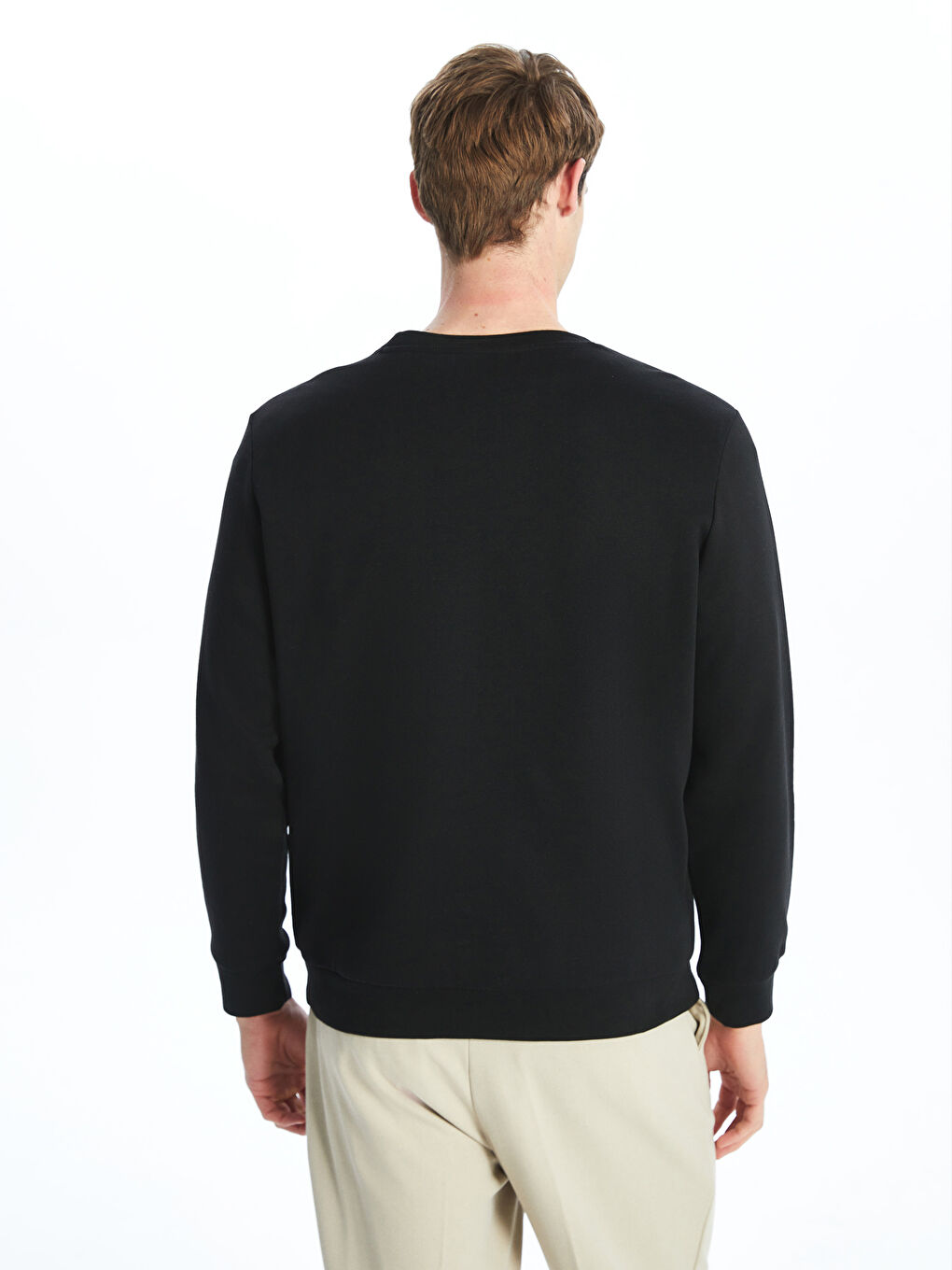 Crew Neck Printed Men's Sweatshirt-3