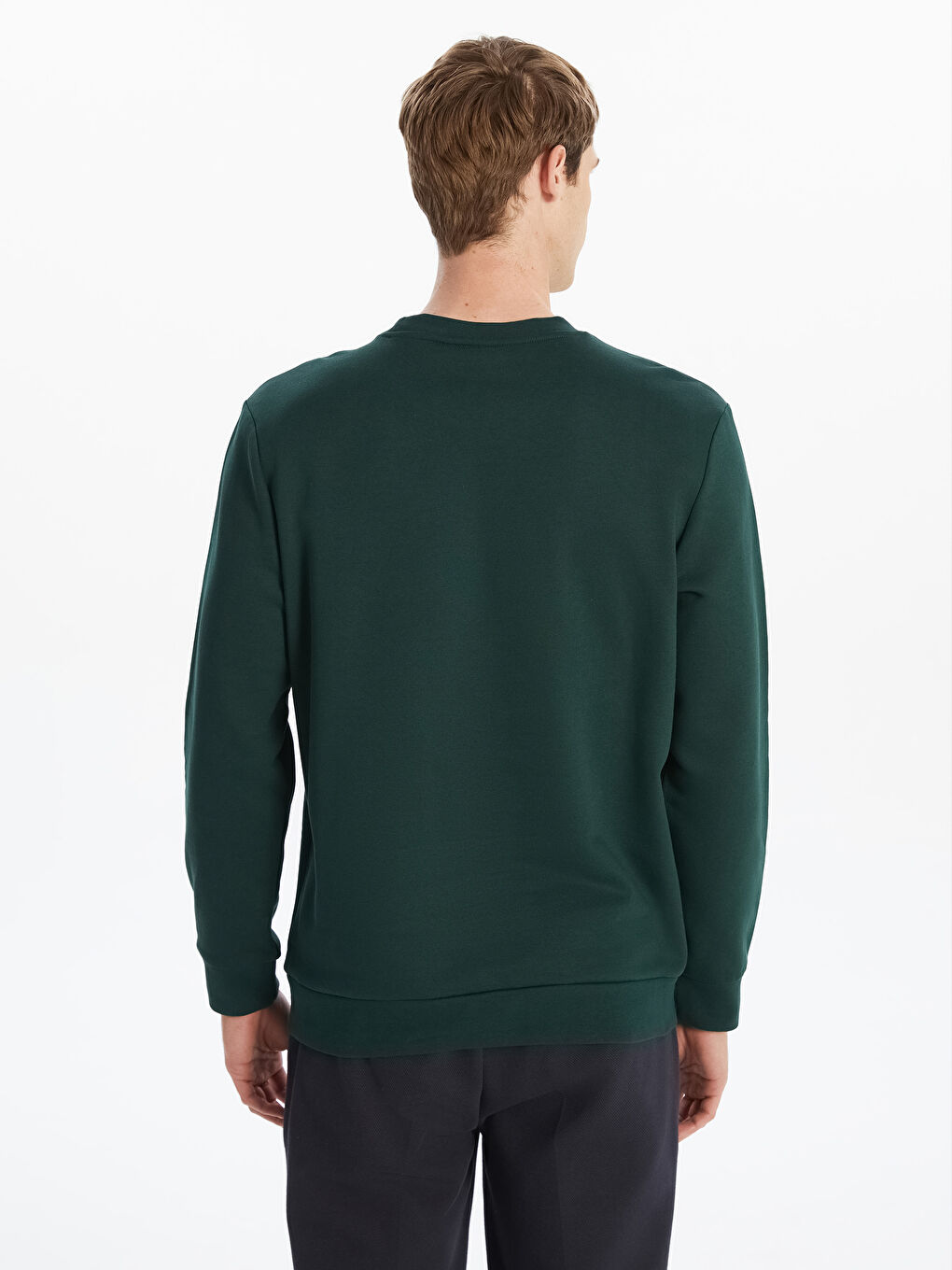 Crew Neck Printed Men's Sweatshirt-3