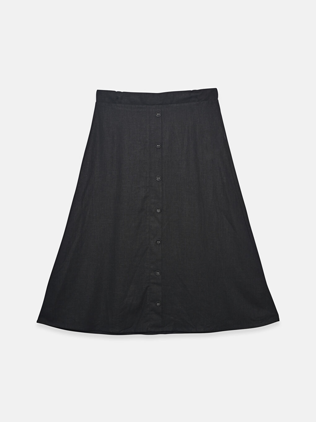 Elasticated Waist A-Line Skirt