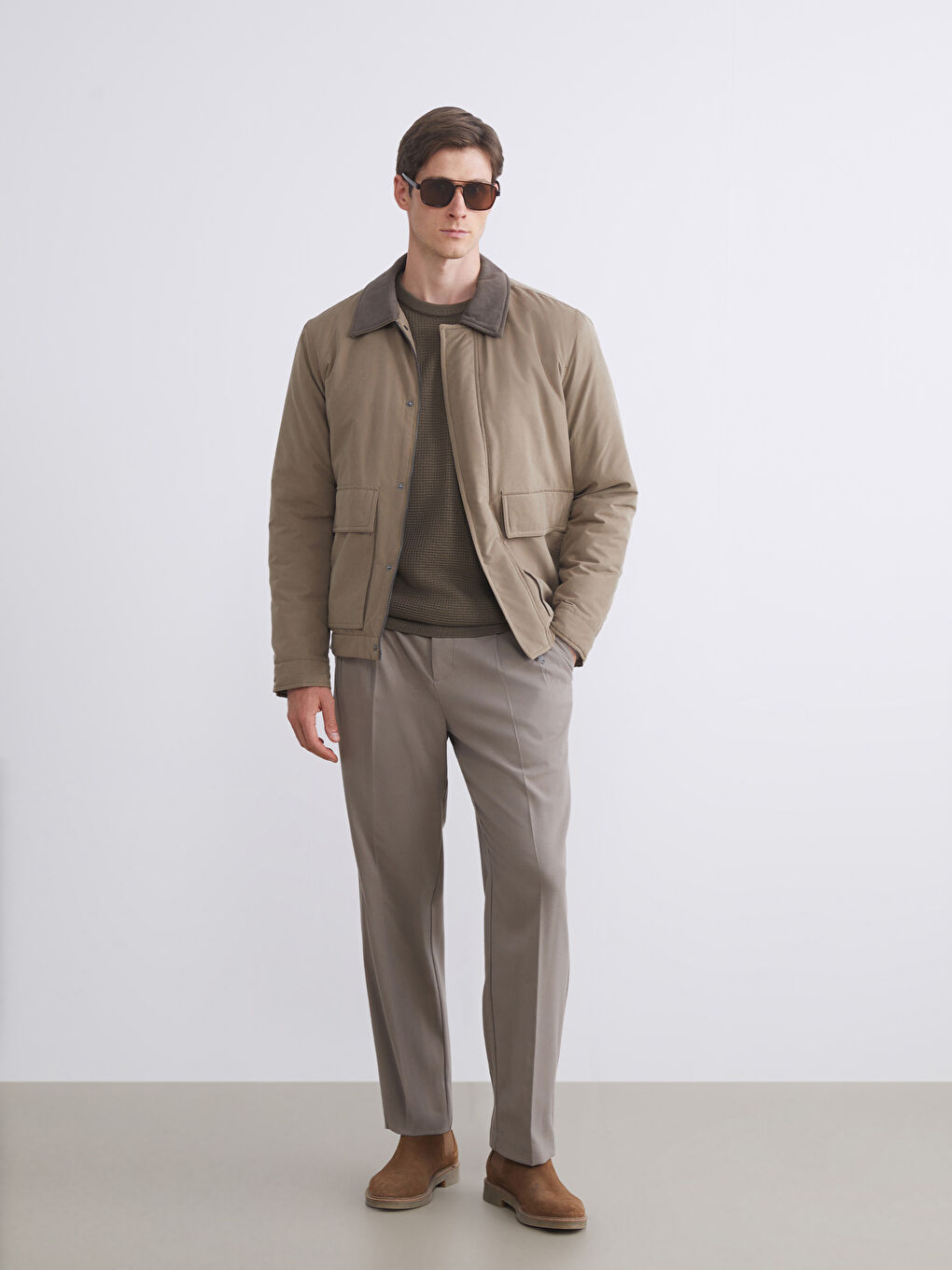 Relaxed Fit Men's Trousers