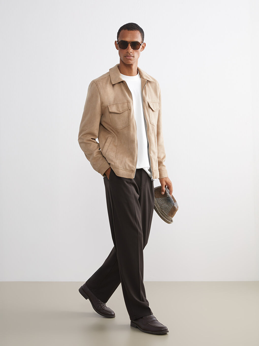 Relaxed Fit Men's Trousers-1