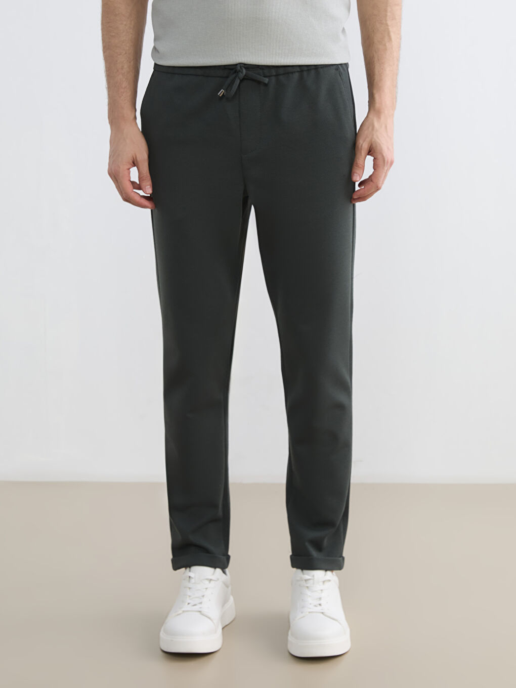 Standard Fit Men's Trousers-3