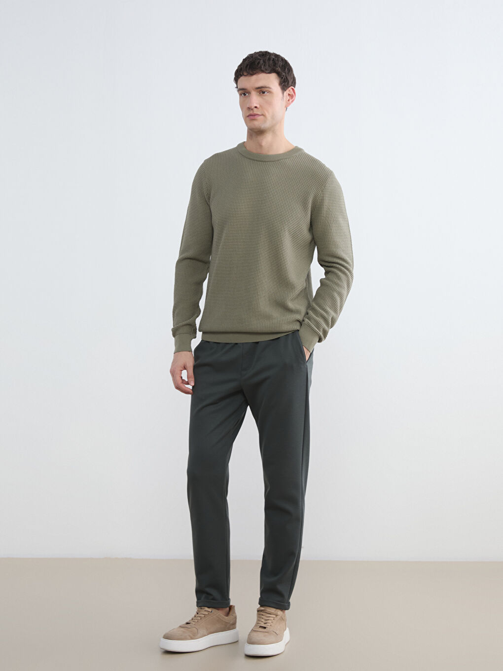 Standard Fit Men's Trousers-1