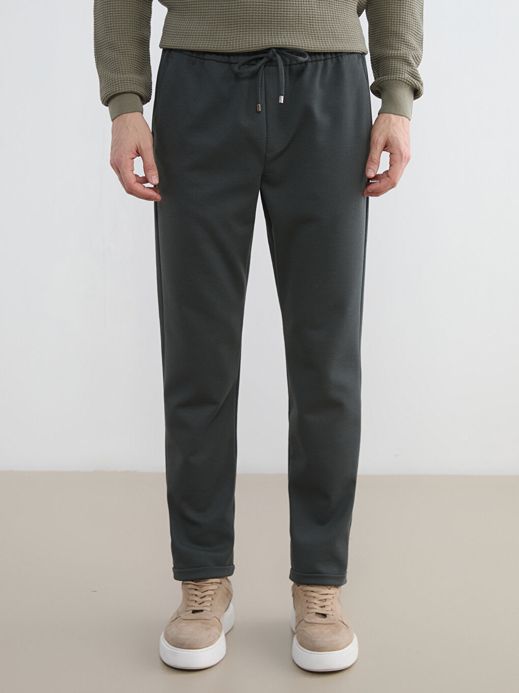 Standard Fit Men's Trousers-2