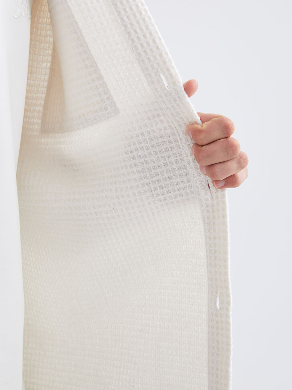 Ekru Regular Fit Uzun Kollu Erkek Gömlek Ceket-3