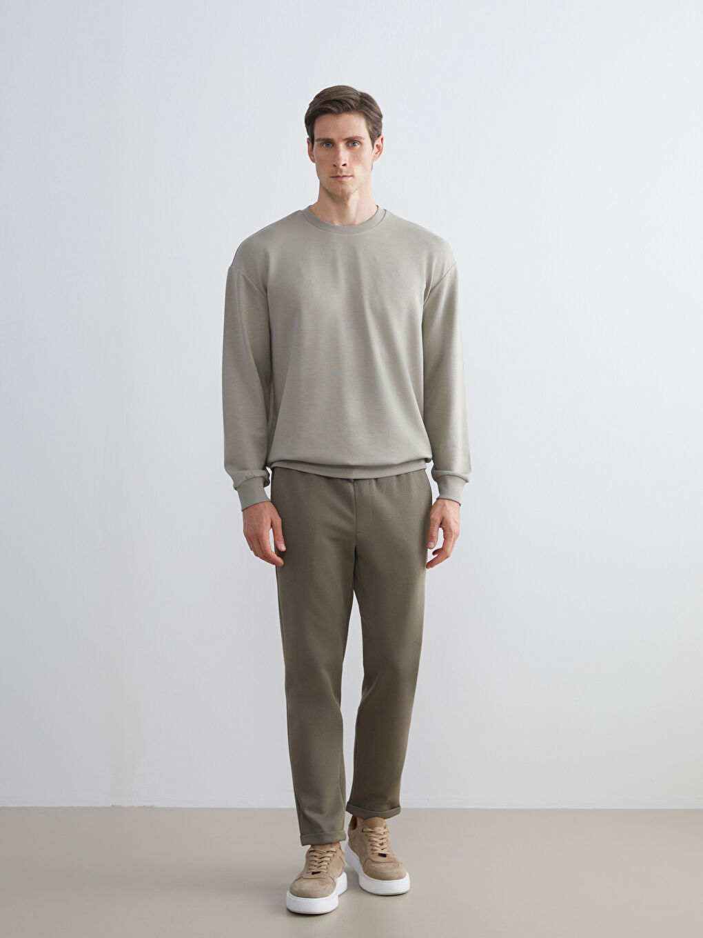 Yeşil Standart Kalıp Erkek Pantolon