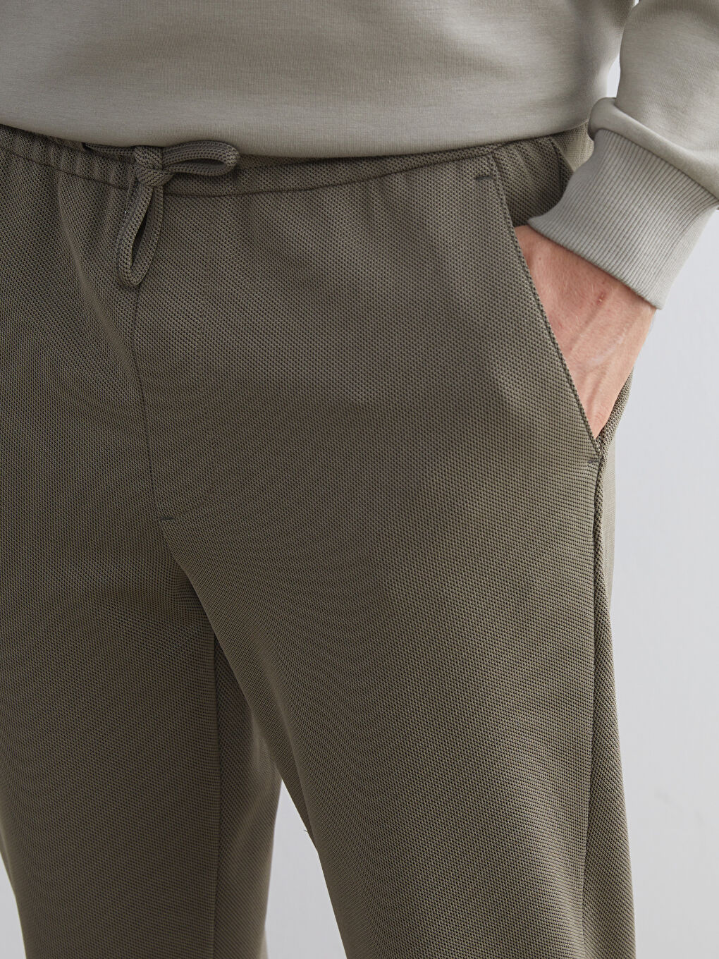 Yeşil Standart Kalıp Erkek Pantolon-2