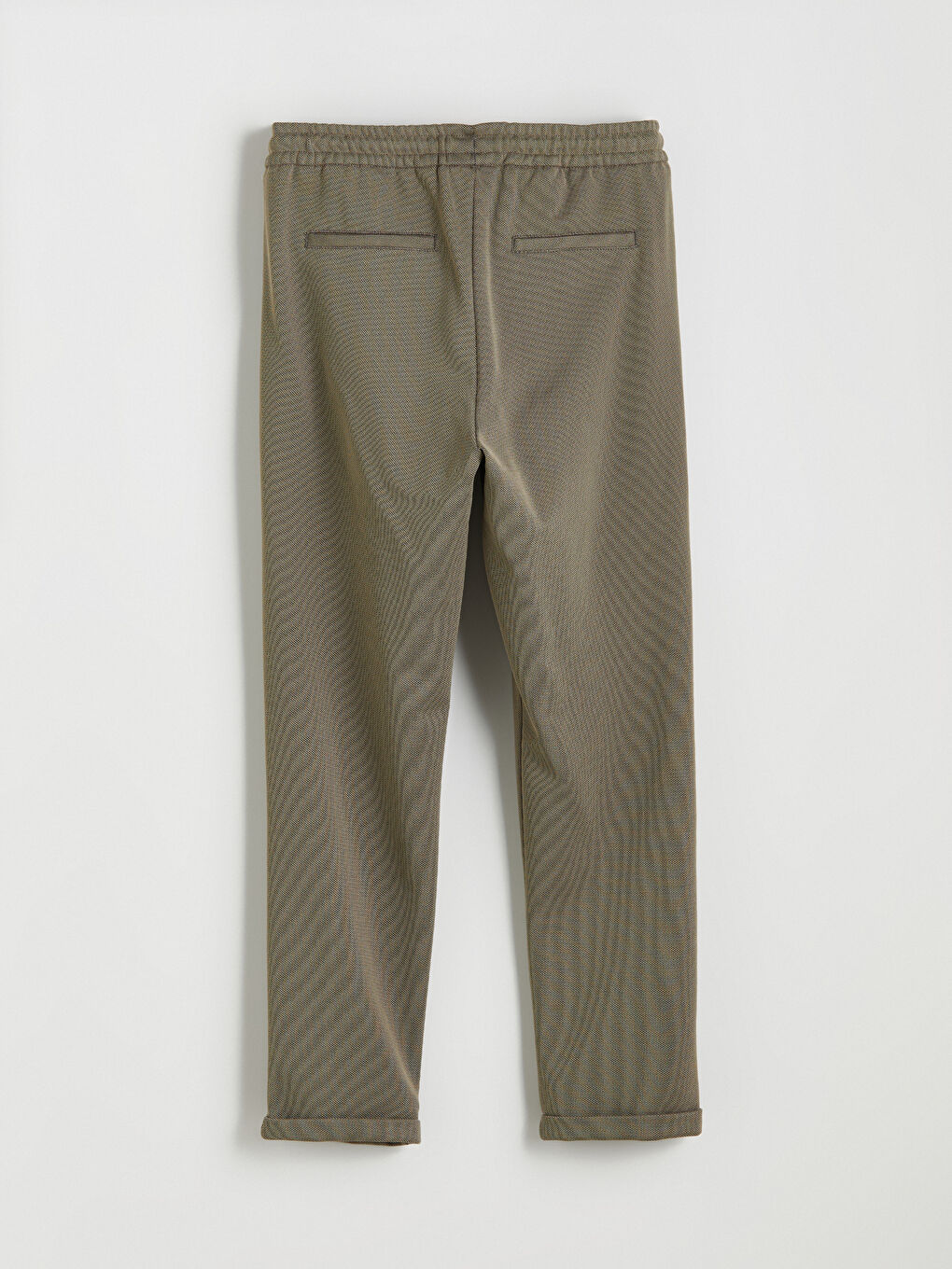 Yeşil Standart Kalıp Erkek Pantolon-5