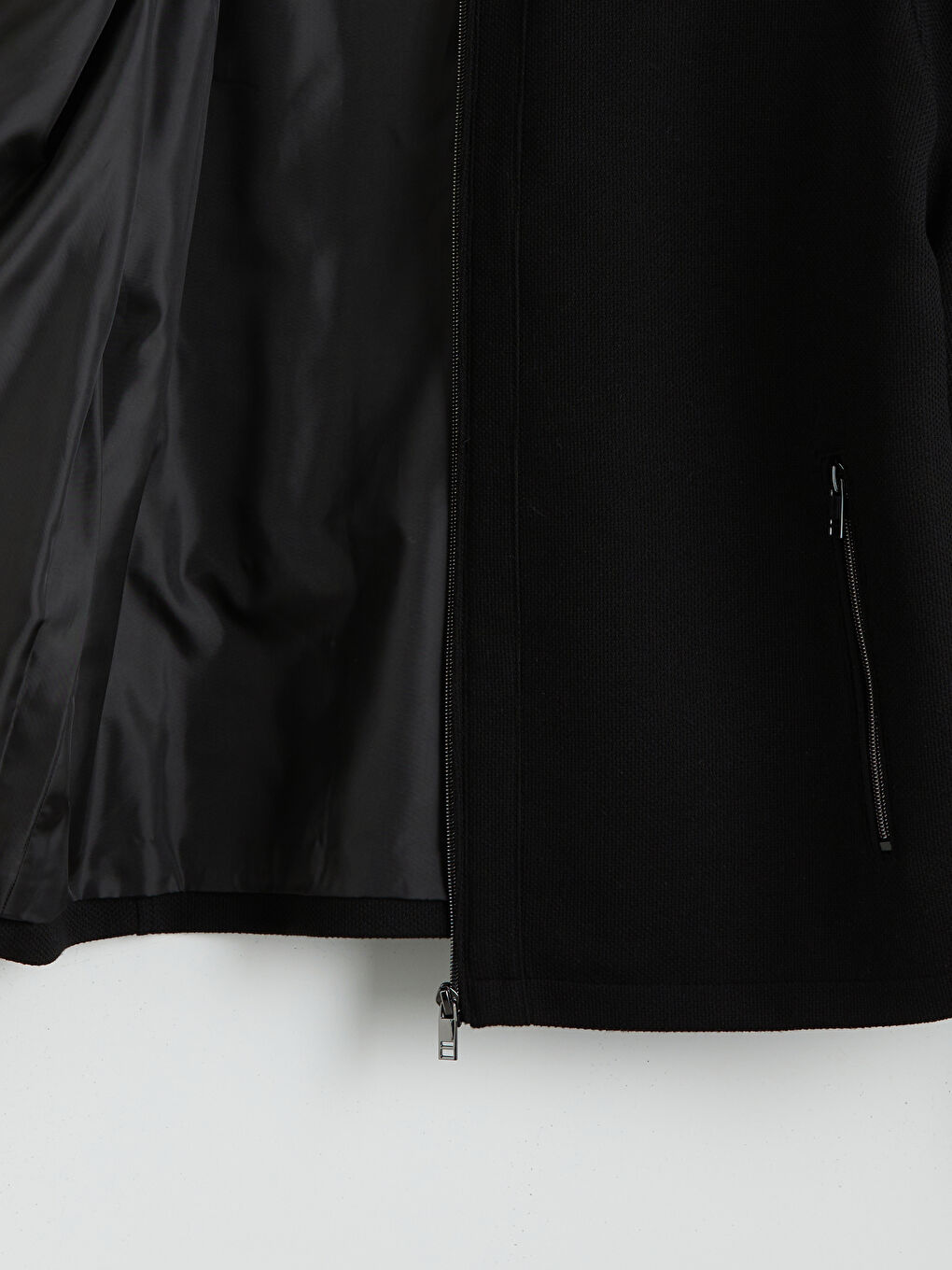 Slim Fit Biker Neck Men's Coat-6