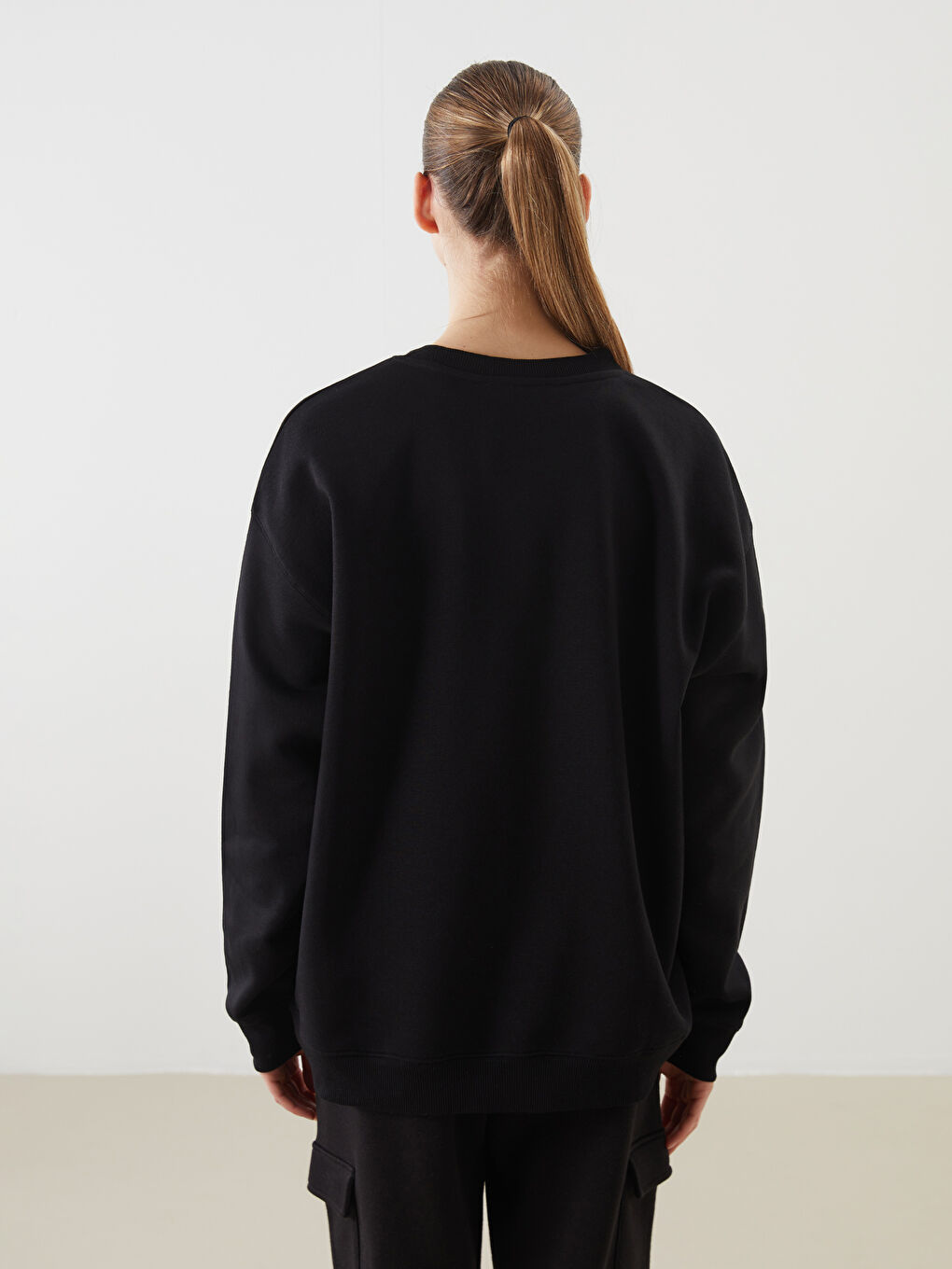 California Embroidered Oversize Women's Thick Sweatshirt-7