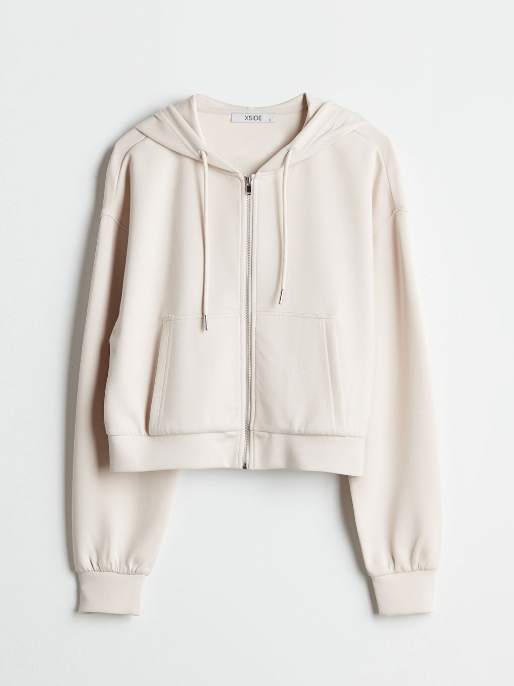 Hooded Women's Thick Zip-Up Sweatshirt-4