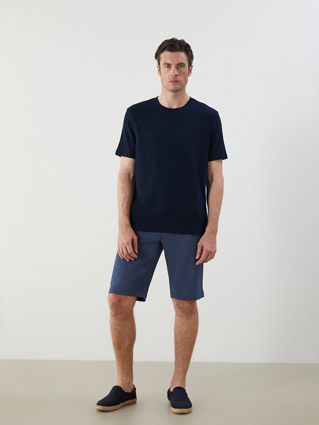 SOUTHBLUE Crew Neck Plain Men's T-Shirt -W55214Z8-RFH