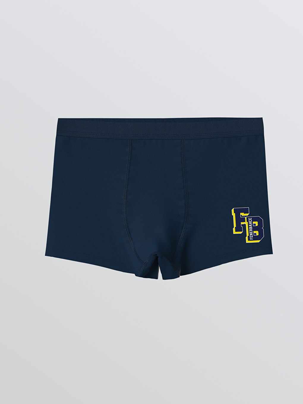 Lacivert Fenerbahçe Baskılı Erkek Çocuk Boxer 2'li-1
