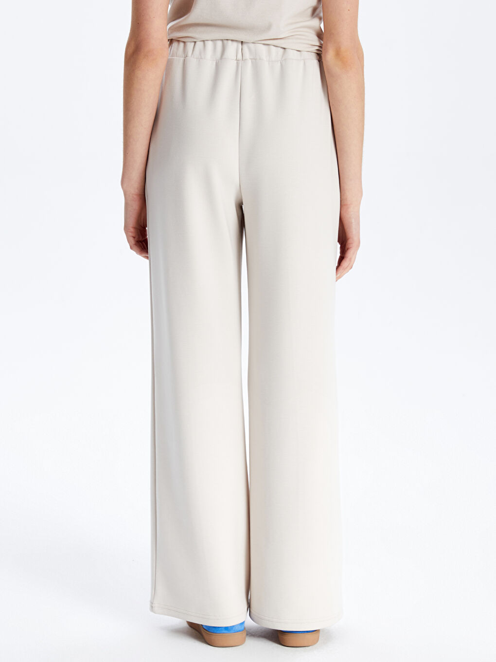 XSIDE Elasticated Waist Wide Leg Women's Sweatpants -W55217Z8-YSB