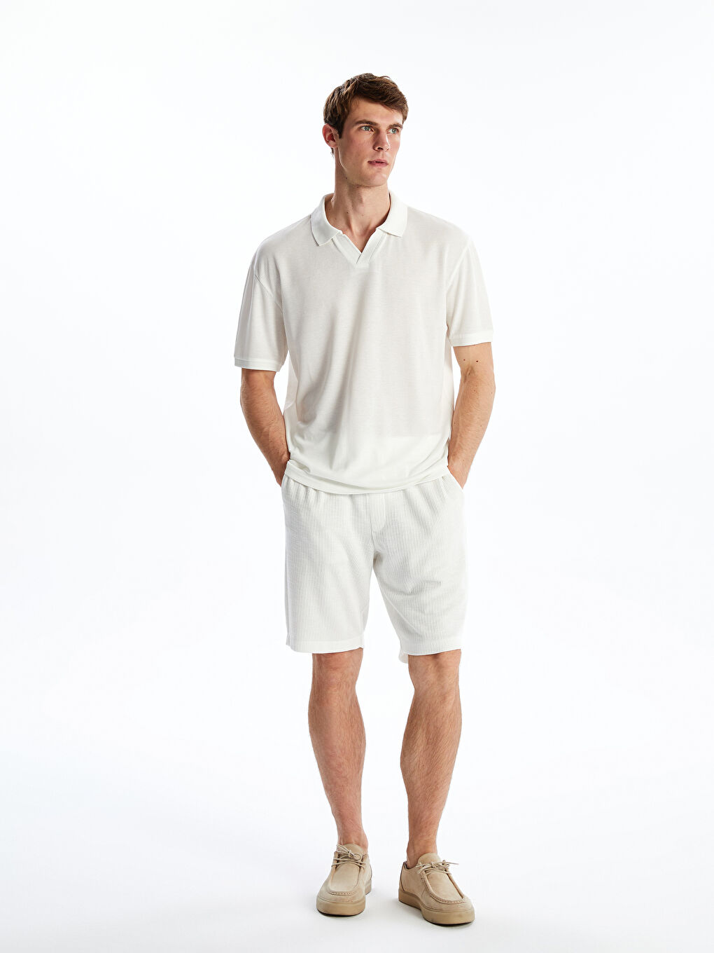 LCW Vision Men's Polo Neck T-Shirt -W55223Z8-R9J