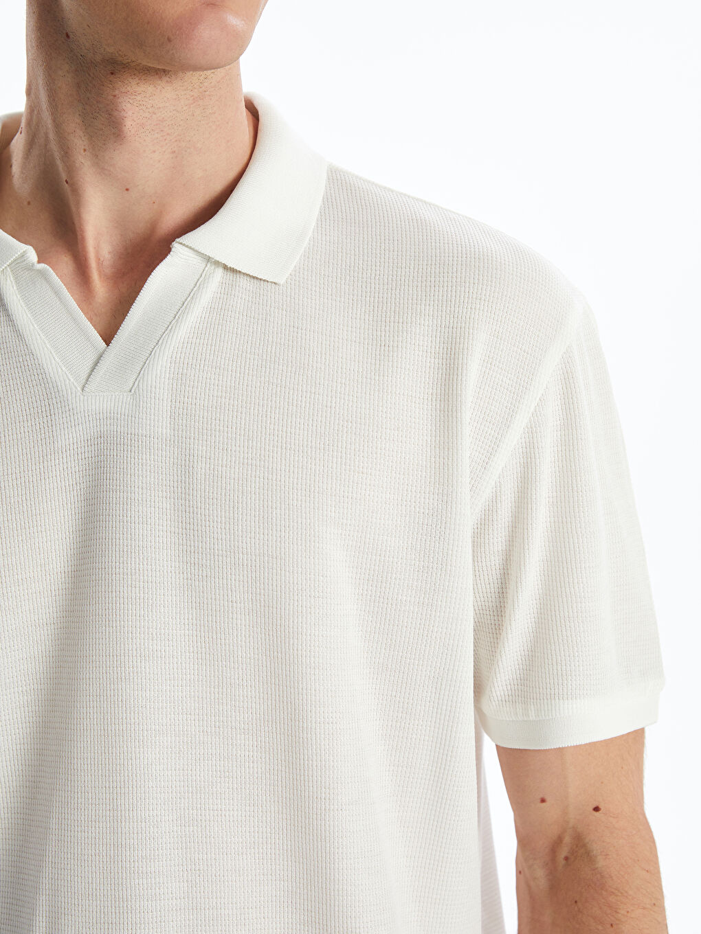 LCW Vision Men's Polo Neck T-Shirt -W55223Z8-R9J