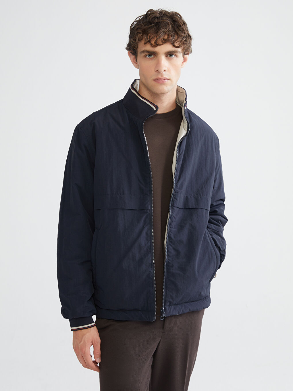 Man NAVY Coat-3