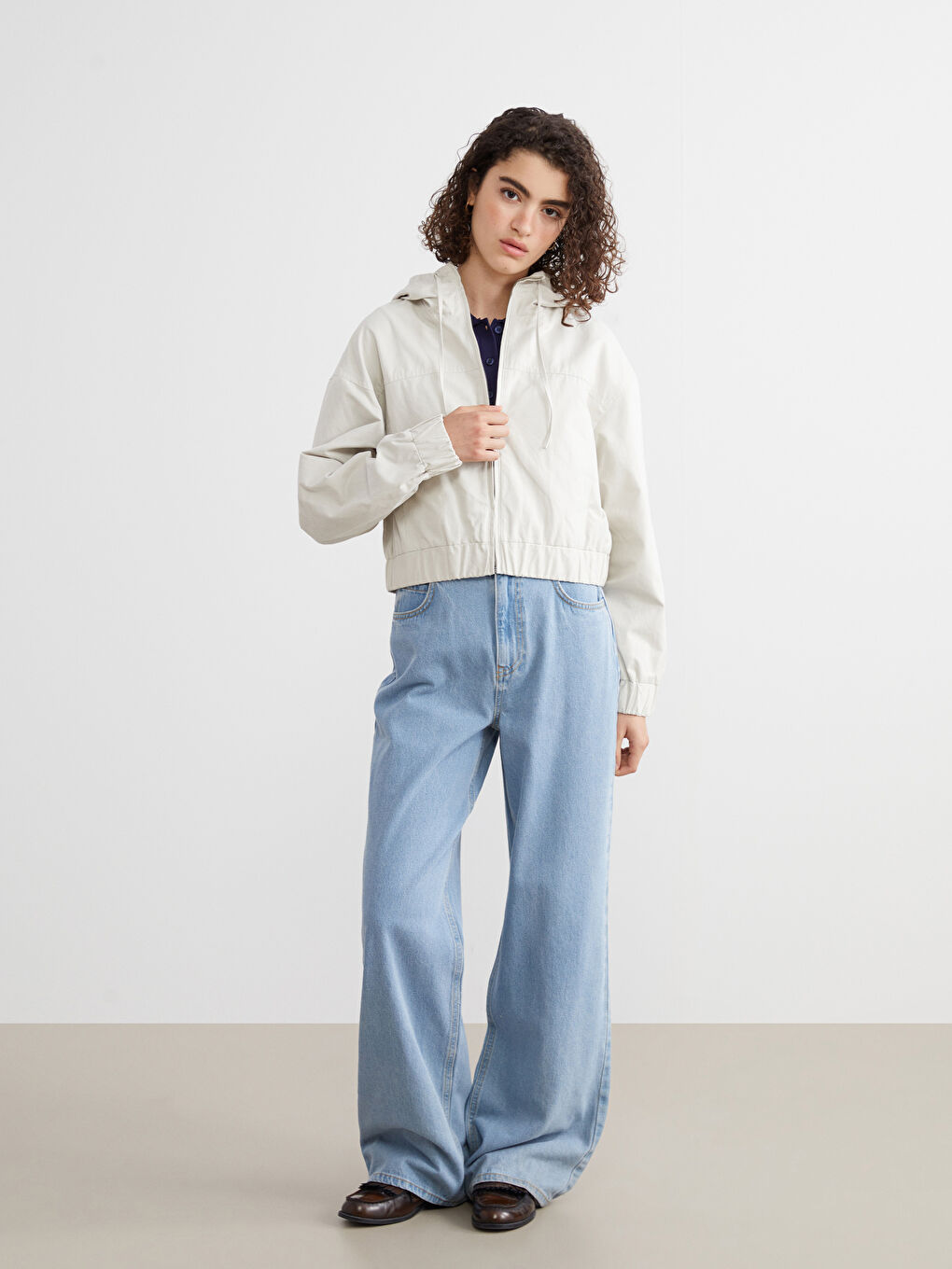 Hooded Oversize Women's Raincoat-1