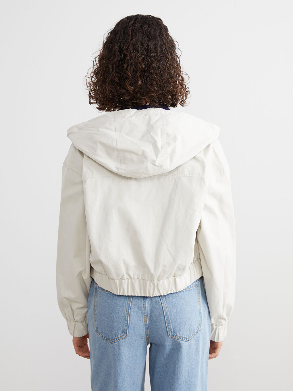 Hooded Oversize Women's Raincoat-4