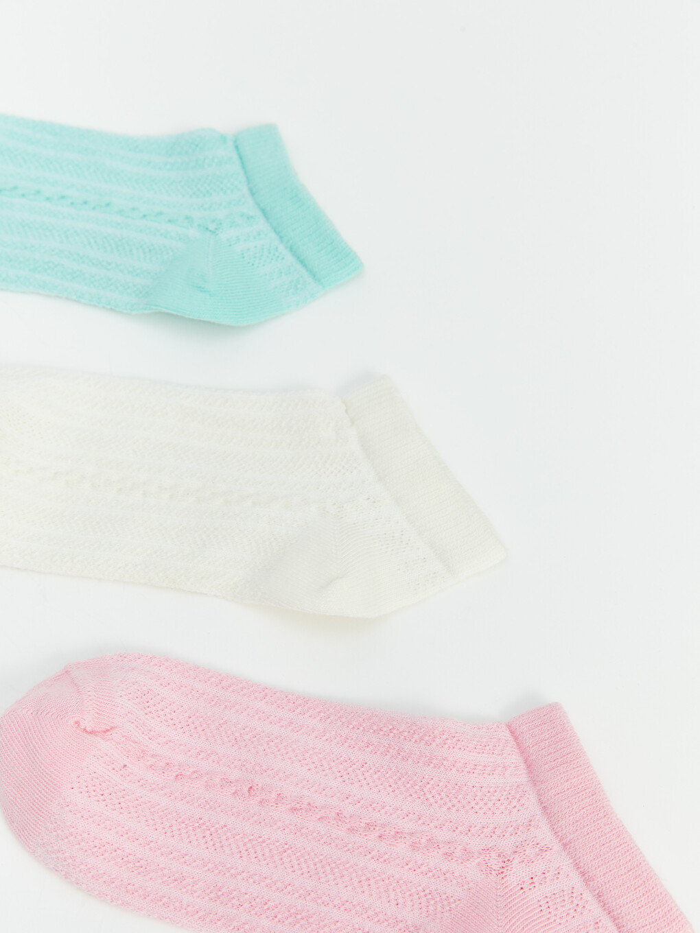 Basic Baby Girls Trainer Socks 5 Pack-1
