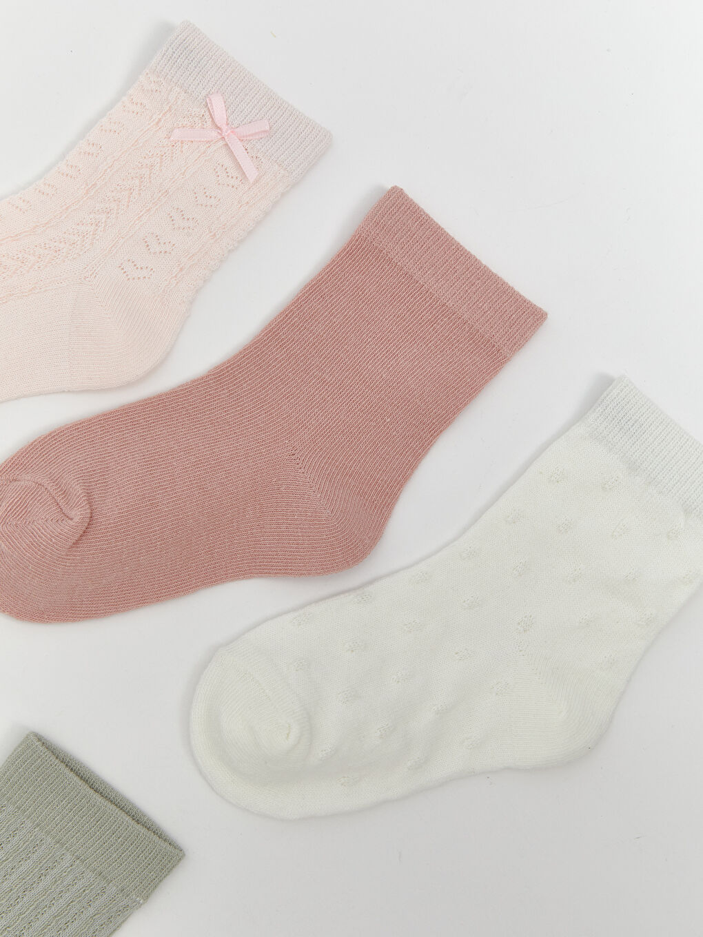 LCW baby Patterned Baby Girls' Ankle Socks 5-Pack -W55304Z1-JM1