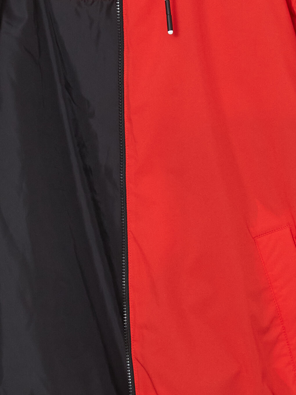 Turuncu Rahat Kalıp Kapüşonlu Erkek Orta Kalın Mont-6