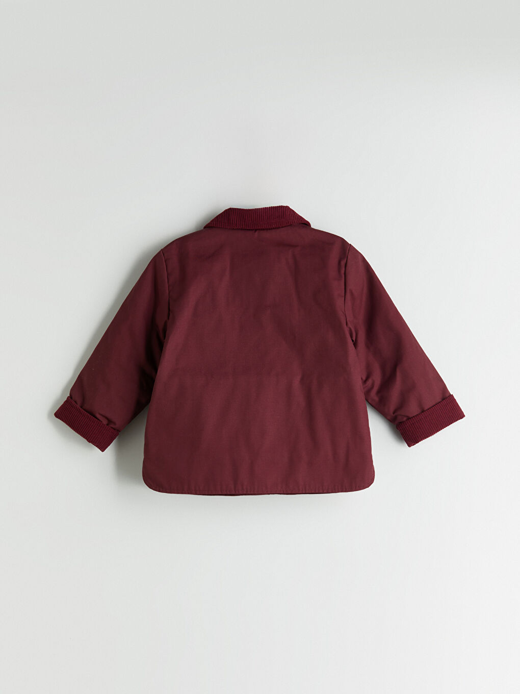 LCW Kids Shirt Collar Girl's Coat -W55334Z1-HJC