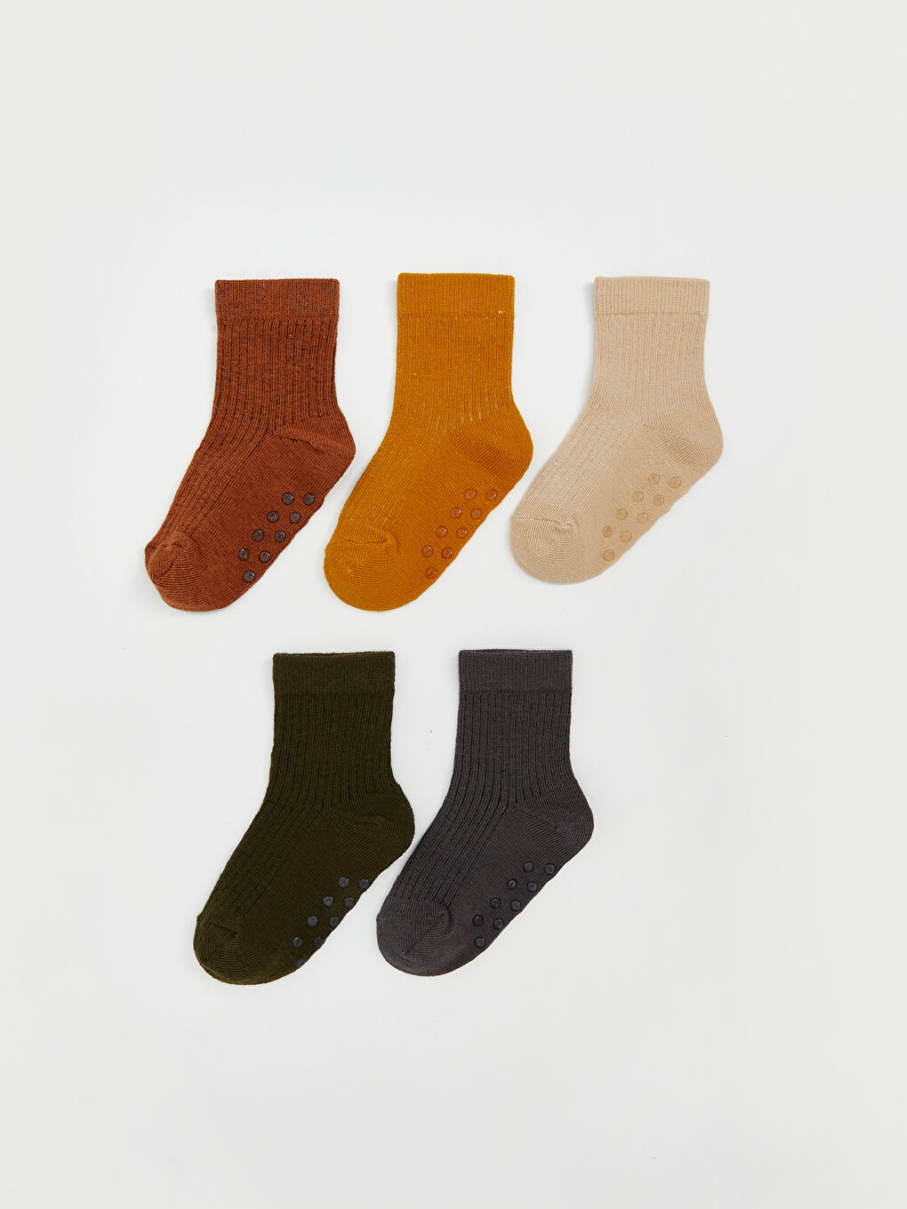 LCW baby Basic Baby Boys' Ankle Socks 5 Pack -W55351Z1-PUQ