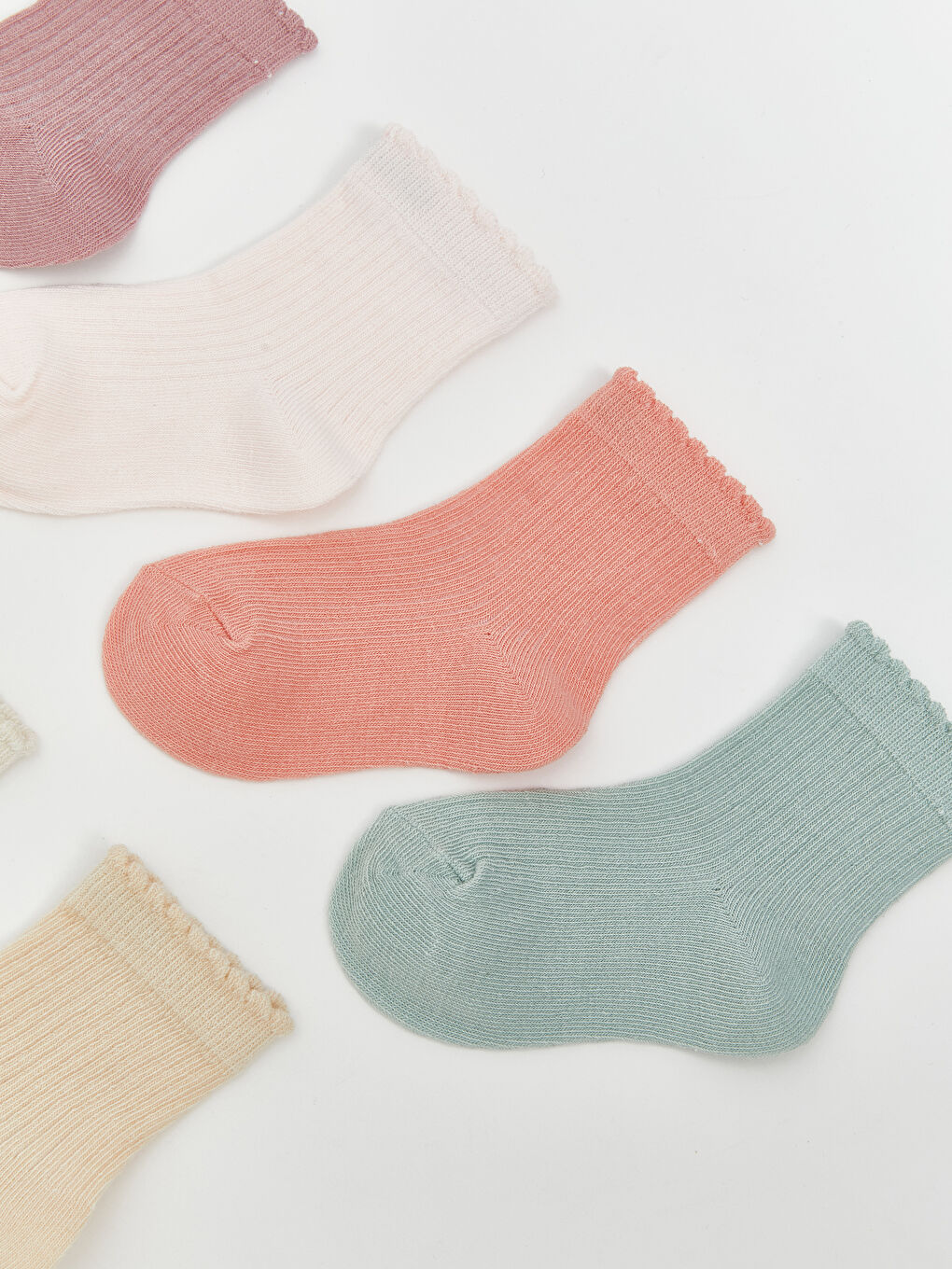 LCW baby Patterned Baby Girl Socket Socks 7-pack -W55356Z1-GEG