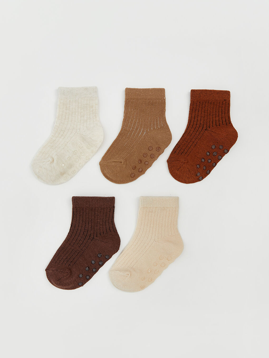 LCW baby Patterned Baby Boys' Ankle Socks 5 Pack -W55372Z1-FKM