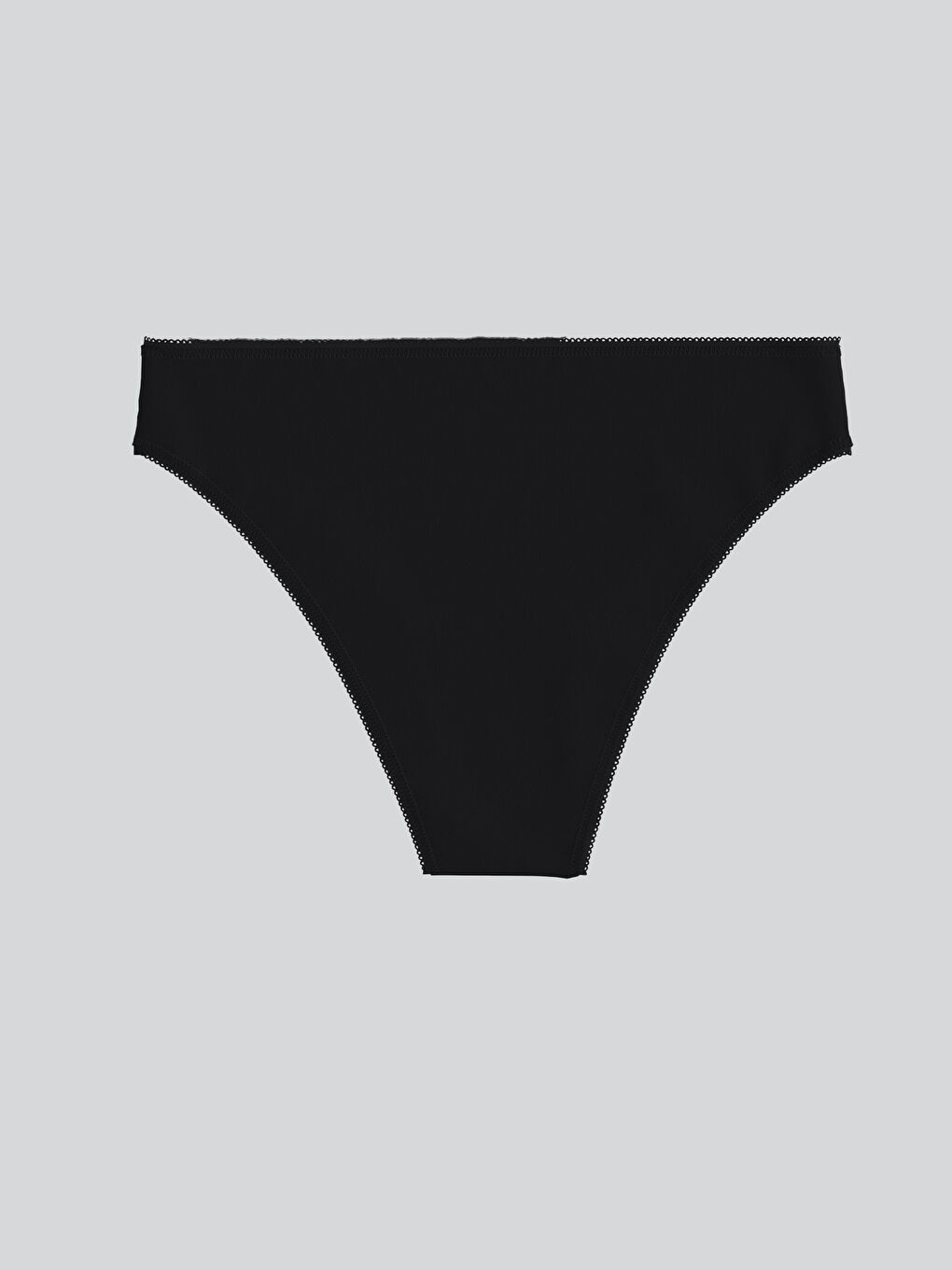 Siyah Düz Brazilian Külot-1