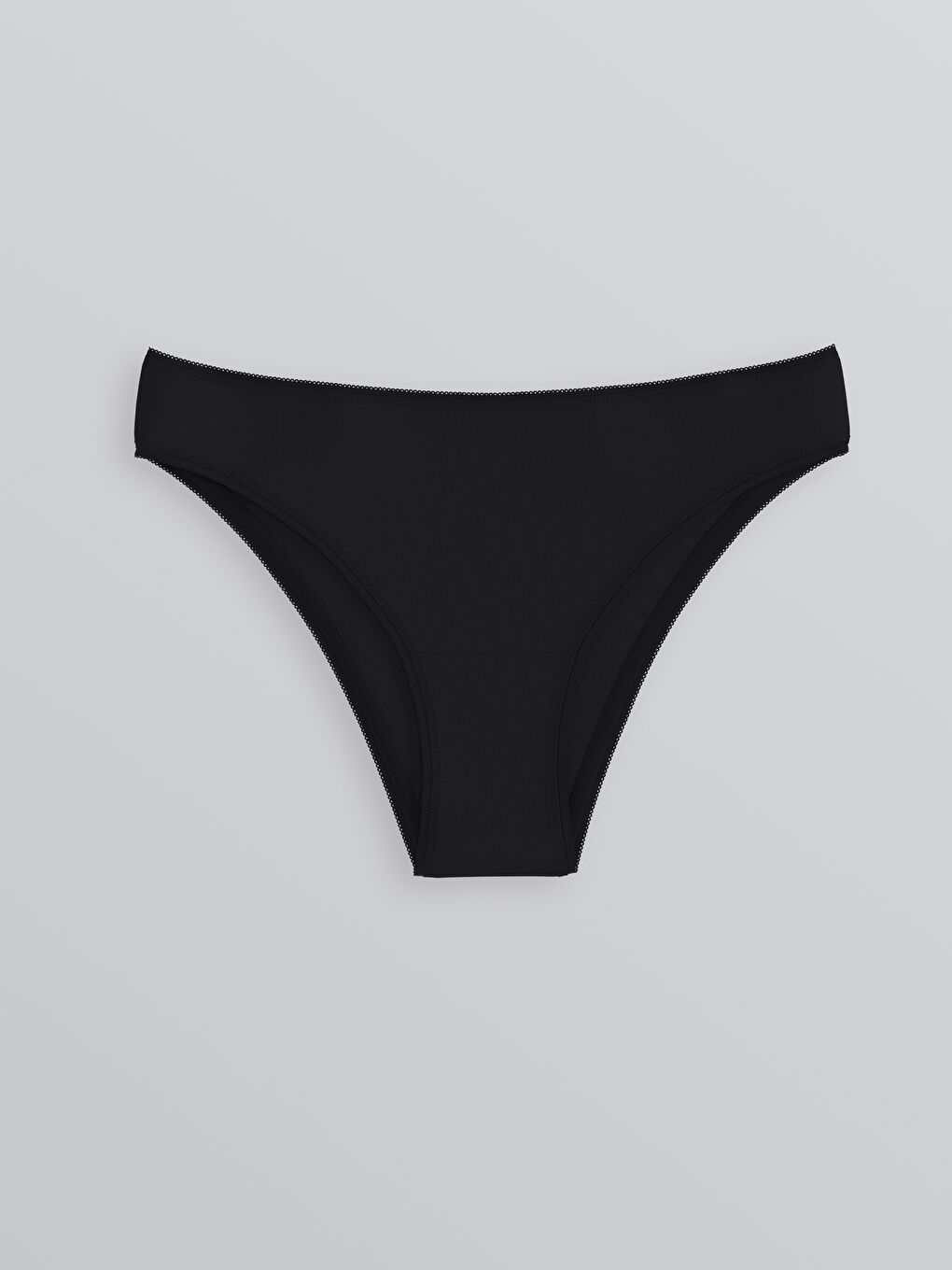 Siyah Düz Brazilian Külot