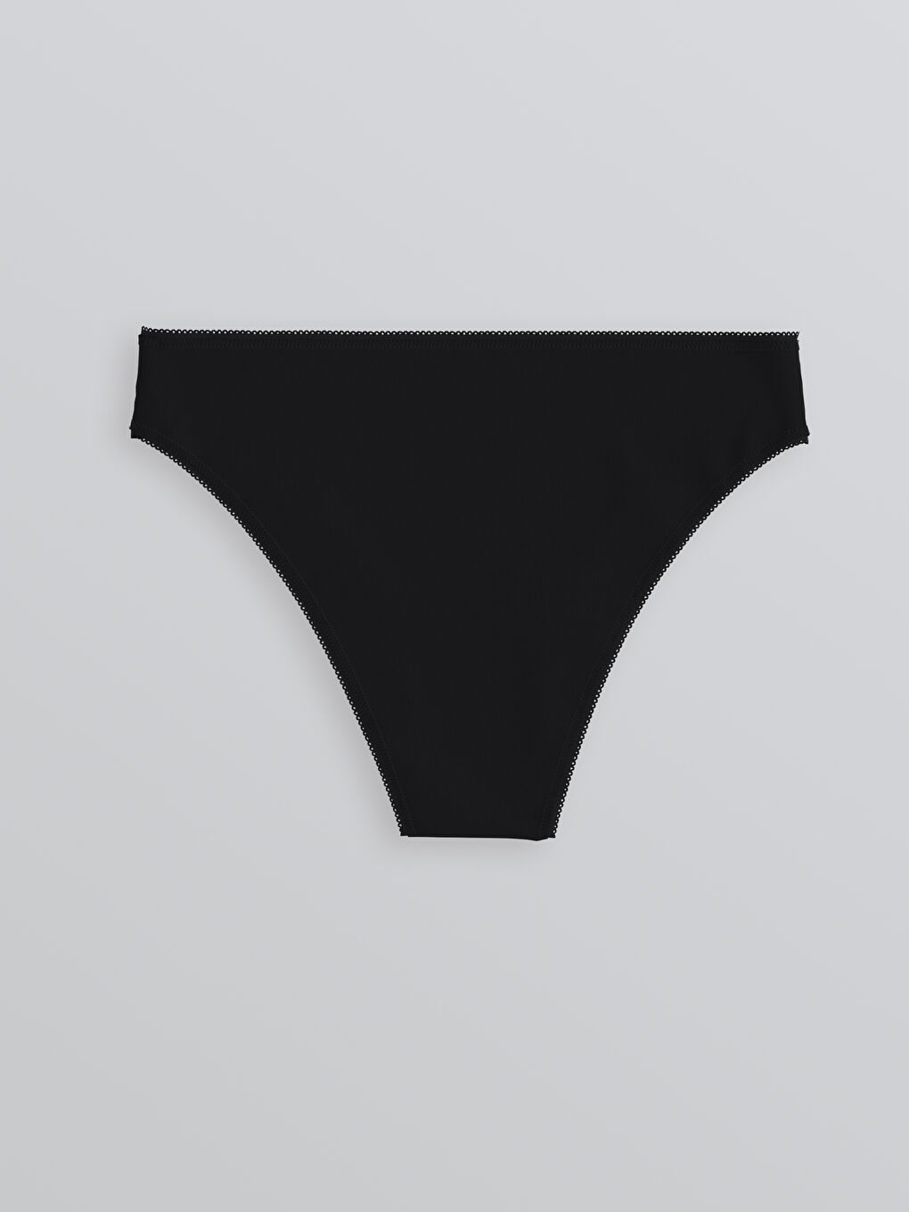 Siyah Düz Brazilian Külot-1