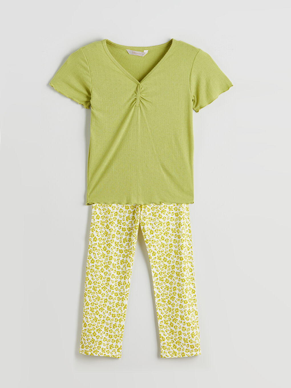 LCW DREAM V-Neck Floral Women's Pyjama Set -W55436Z8-LRF