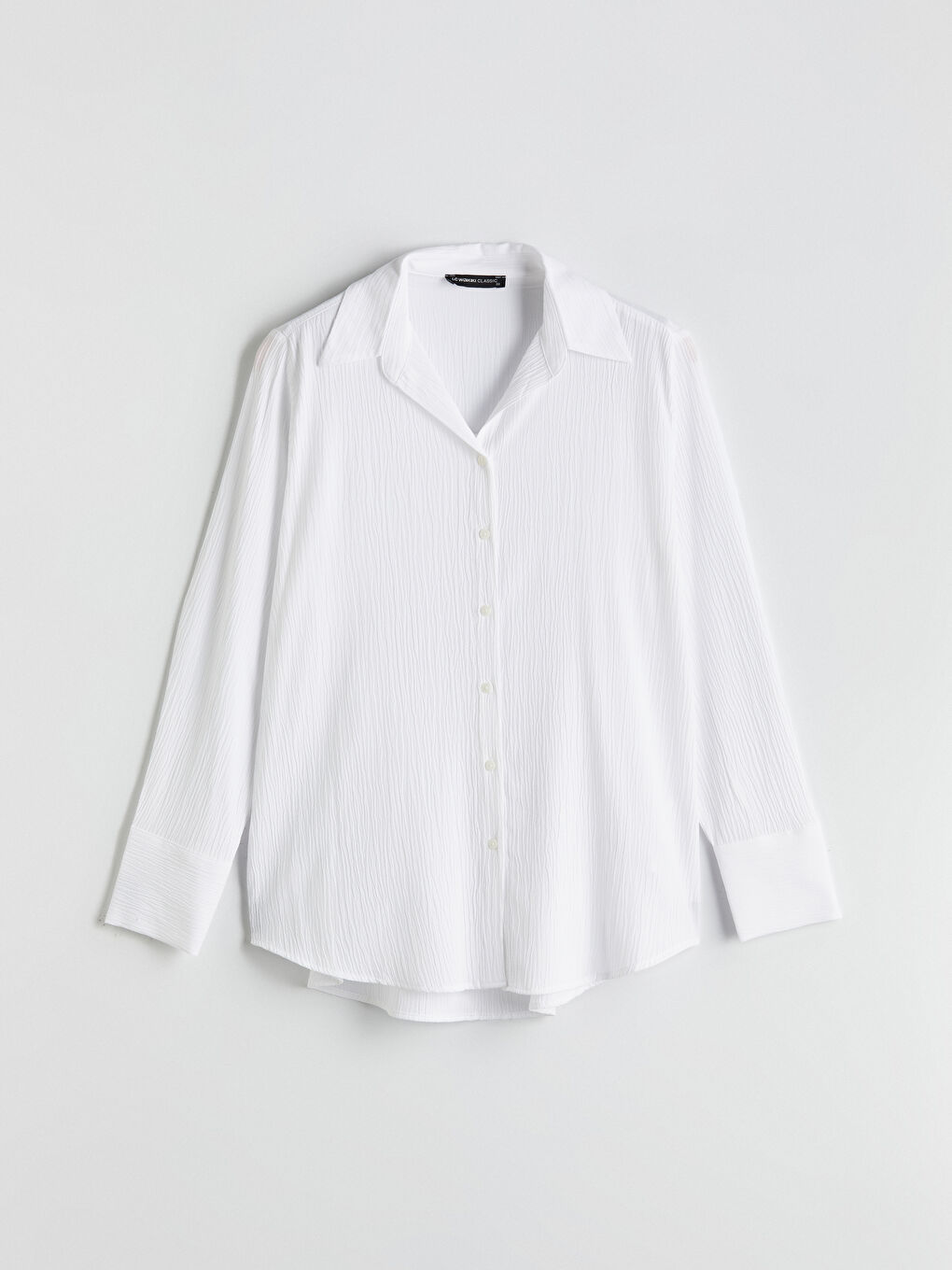 LCWAIKIKI Classic Textured Women's Shirt -W55442Z8-Q6K